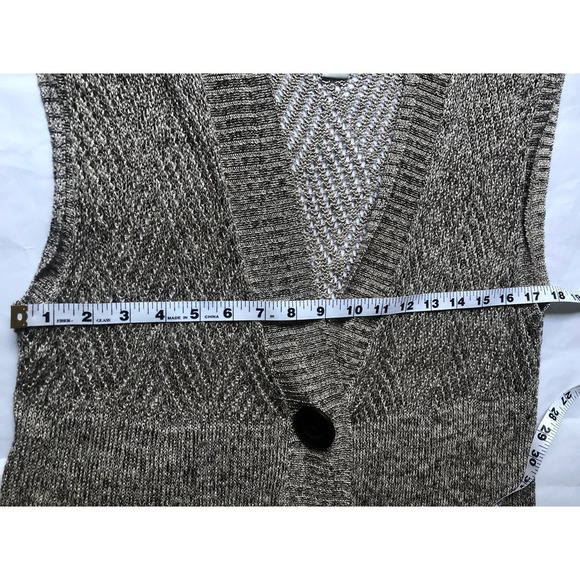 chico's knit crochet duster cardigan Coverup Rayon/Linen sz 3 - Picture 6 of 7